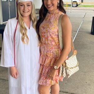 Sleeveless Floral Ruffle Tiered Mini Dress Pink Orange Yellow Chiffon